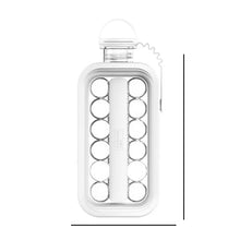 Foldable Ice Tray with Lid, 2 - in - 1 Ice Ball Maker - justgrabit.in | Just Grab It