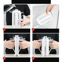 Foldable Ice Tray with Lid, 2 - in - 1 Ice Ball Maker - justgrabit.in | Just Grab It