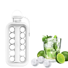 Foldable Ice Tray with Lid, 2 - in - 1 Ice Ball Maker - justgrabit.in | Just Grab It