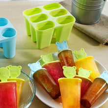 Plastic 6 Grid / Compartment sicle Ice Cream Mold (1 Pc) - justgrabit.in | Just Grab It