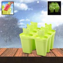 Plastic 6 Grid / Compartment sicle Ice Cream Mold (1 Pc) - justgrabit.in | Just Grab It