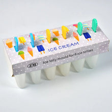 Ice Candy Maker Upgrade sicle Molds Sets 6 Ice Makers Reusable Ice Lolly Cream Mold Home - Made sicles Mould with Stick - Justgrabit Inc.