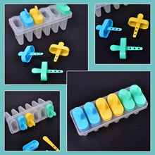 Ice Candy Maker Upgrade sicle Molds Sets 6 Ice Makers Reusable Ice Lolly Cream Mold Home - Made sicles Mould with Stick - Justgrabit Inc.
