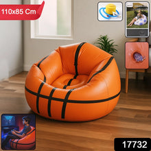 Foldable Sofa, Cartoon Style Inflatable Folding Chair, Ball Chair, Inflatable Sofa for Adults, Kids size (110cm x 85cm) - justgrabit.in | Just Grab It