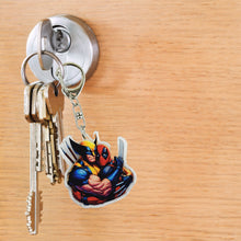 Cartoon Character Acrylic Keychain with Metal Clip - justgrabit.in | Just Grab It