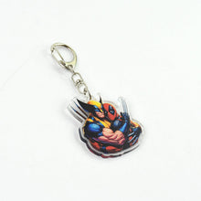 Cartoon Character Acrylic Keychain with Metal Clip - justgrabit.in | Just Grab It