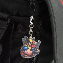 Cartoon Character Acrylic Keychain with Metal Clip - justgrabit.in | Just Grab It