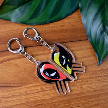 2 - in - 1 Best Friends Matching Acrylic Breakable Keychain - Justgrabit Inc.