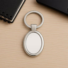 Elegant Oval Shape Metal Keychain for Personal Use - justgrabit.in | Just Grab It