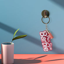Text Keychain with Glitter Finish and Tassel Charm (1 Pc) - justgrabit.in | Just Grab It