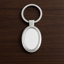 Elegant Oval Shape Metal Keychain for Personal Use - justgrabit.in | Just Grab It