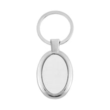 Elegant Oval Shape Metal Keychain for Personal Use - justgrabit.in | Just Grab It