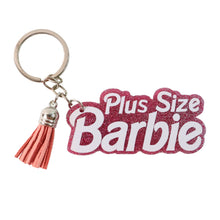 Text Keychain with Glitter Finish and Tassel Charm (1 Pc) - justgrabit.in | Just Grab It