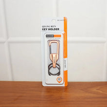 Premium Metal Keychain Carabiner Clip Hook with Dual Key Rings (1 Pc) - justgrabit.in | Just Grab It