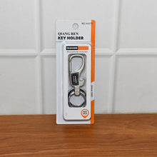 Premium Metal Keychain Carabiner Clip Hook with Dual Key Rings (1 Pc) - justgrabit.in | Just Grab It