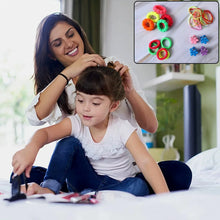 Kids Hair Bands, Rubber Bands & Cute Hair Clips in Storage Box (Mix Design / 1 Set) - Justgrabit Inc.