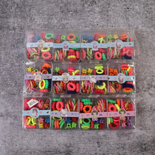Kids Hair Bands, Rubber Bands & Cute Hair Clips in Storage Box (Mix Design / 1 Set) - Justgrabit Inc.