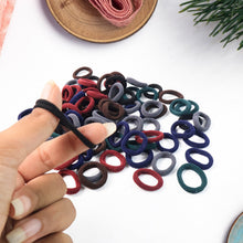Small Hairbands Bands Hair Rubber Bands (Pack of 100 / Multicolour) - justgrabit.in | Just Grab It