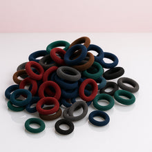 Small Hairbands Bands Hair Rubber Bands (Pack of 100 / Multicolour) - justgrabit.in | Just Grab It