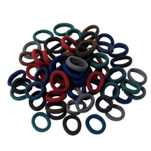 Small Hairbands Bands Hair Rubber Bands (Pack of 100 / Multicolour) - justgrabit.in | Just Grab It