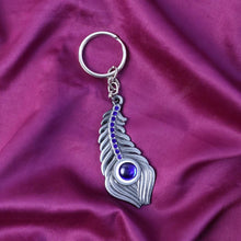 Elegant Metal Peacock Feather Keychain (1 Pc) - justgrabit.in | Just Grab It