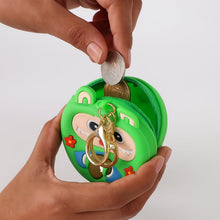 Cute Cartoon Character Coin Pouch with Keychain & Wrist Strap - justgrabit.in | Just Grab It