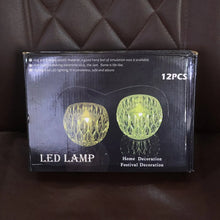 Set of 12 Crystal Style LED Decorative Lamps / Candle - Justgrabit Inc.