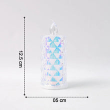 Decorative LED Candle Lights with Holographic Finish (2 Pc / Set) - Justgrabit Inc.