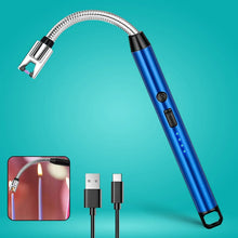 Metal Rechargeable Electric Arc Lighter with Flexible Neck (1 Pc) - Justgrabit Inc.