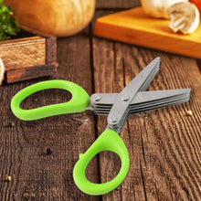 Premium 5 Blade Multipurpose Herb Scissors (1 Pc) - Justgrabit Inc.