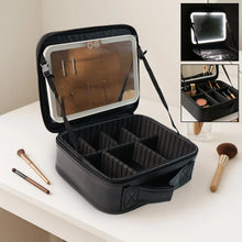 Black Premium LED Light Makeup Organizer Box (1 Pc) - Justgrabit Inc.