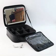 Black Premium LED Light Makeup Organizer Box (1 Pc) - Justgrabit Inc.