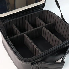 Black Premium LED Light Makeup Organizer Box (1 Pc) - Justgrabit Inc.