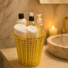 Luxury Golden Decorative Makeup Brush Holder Organizer (1 Pc) - justgrabit.in | Just Grab It