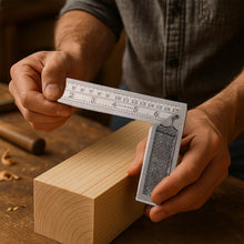 Heavy - Duty Metal Try Square Ruler Set (2 Pc) - justgrabit.in | Just Grab It