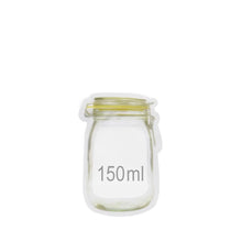 Reusable Airtight Seal Plastic Food Storage Mason Jar Zipper (150ml) - Justgrabit Inc.
