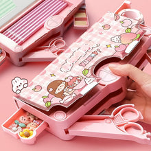 Multifunctional Cartoon Pencil Box (1 Pc) - justgrabit.in | Just Grab It