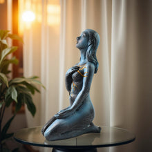 Elegant Resin Kneeling Woman Decorative Statue (1 Pc) - justgrabit.in | Just Grab It