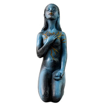 Elegant Resin Kneeling Woman Decorative Statue (1 Pc) - justgrabit.in | Just Grab It