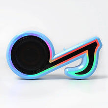 Mini Portable Music Note Shape Speaker Subwoofer Colorful Musical Note LED Lighting Sound For Creatives Gift Computer Phone Sound Equipment Bluetooth speaker (Media Player) - justgrabit.in | Just Grab It