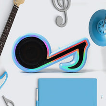 Mini Portable Music Note Shape Speaker Subwoofer Colorful Musical Note LED Lighting Sound For Creatives Gift Computer Phone Sound Equipment Bluetooth speaker (Media Player) - justgrabit.in | Just Grab It