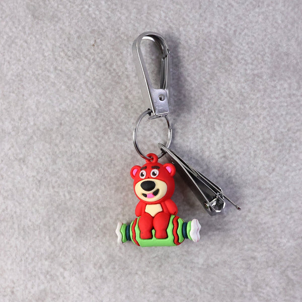 Mix Design Cartoon Nail Cutter Keychain with Mini Nail Clipper (1 Pc) - justgrabit.in | Just Grab It