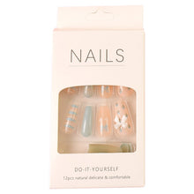 Reusable Press - On Artificial Nails with Adhesive Stickers fake nails (1 Pkt) - justgrabit.in | Just Grab It