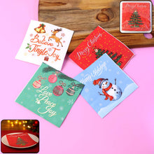 200 Pc Premium Festive Design Paper Napkins 10x10 Inch (26x26 cm) - justgrabit.in | Just Grab It