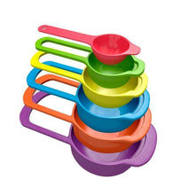 Plastic Measuring Spoons for Kitchen (6 pack) - Justgrabit Inc.