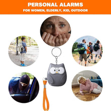 Portable Owl Shape Personal Safety Alarm Keychain - justgrabit.in | Just Grab It