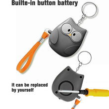 Portable Owl Shape Personal Safety Alarm Keychain - justgrabit.in | Just Grab It