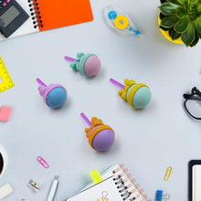 Lolipop Eraser for Girls & Boys / Eraser for School B'Day Return Gift Party Doughnut Lollipop Ice Cream Theme Shape Erasers Set for Kids Educational Stationary kit, School Supplies (1 Set 4 Pc) - justgrabit.in | Just Grab It