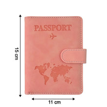 Premium World Map Design Travel Passport Holder & Wallet (15x11cm / 1 Pc) - Justgrabit Inc.