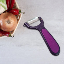 Supermom Dual Tone Peeler with Ultra Sharp Stainless Steel Blade (1 Pc) - Justgrabit Inc.